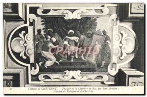 Postcard From Old Cheverny The Fresco Room Du Roi Jean Monier History Theagen...