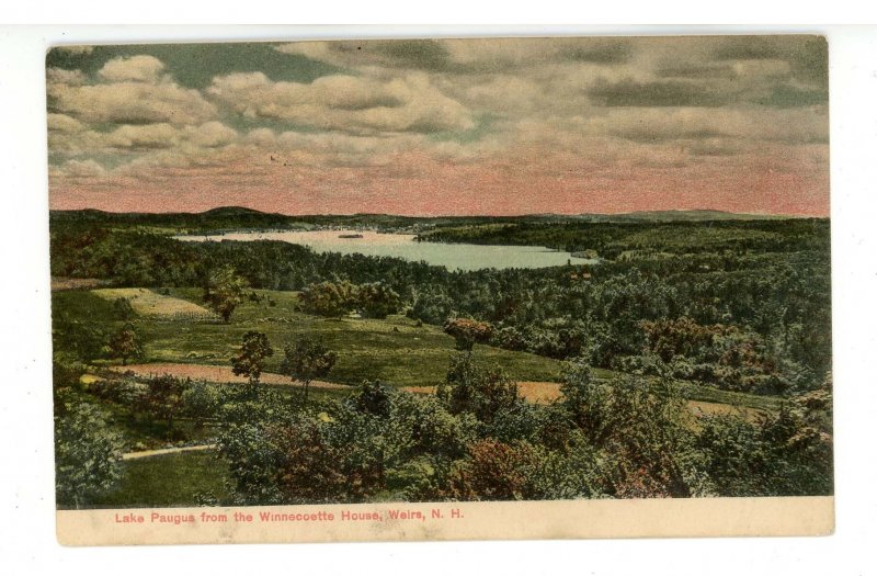 NH - The Weirs, Lake Winnipesaukee. Lake Paugus from Winnecoette House