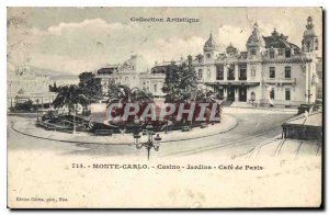 Old Postcard Collection Artistic Monte Carlo Casino Gardens Cafe de Paris
