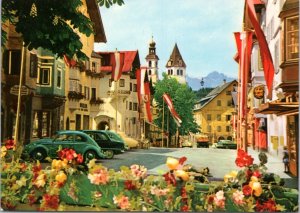 Postcard Austria Tirol - Kitzbuhel Main Street