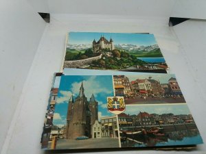 Job Lot 40+ Vintage Topographical Foreign Postcards Standard Size Mixed