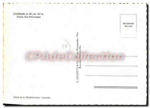 Postcard Modern Luceram Old Picturesque Street