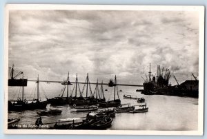 Sofala Mozambique Postcard View of Porto Beira c1930's Vintage RPPC Photo