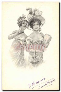 Old Postcard Fantasy Illustrator Women