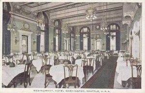 Washington Seattle Hotel Washington Restaurant