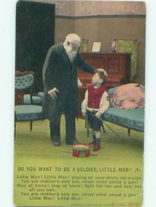 Bamforth LITTLE BOY WANTS TO BE A SOLDIER AC6673