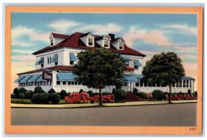 c1950 Watson's Coffee Shop Roadside Front View Chairs Ocean City NJ Postcard