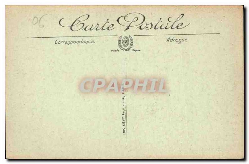 Old Postcard Monaco Rocher