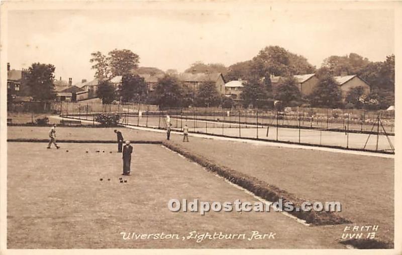 Ulverston, Lightburn Park Lawn Bowling Unused 