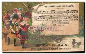 Chromo Chocolat Poulain Canard Children