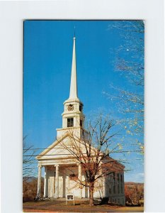 Postcard Stowe Community Church, Stowe, Vermont