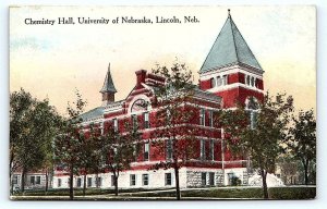 LINCOLN, NE Nebraska ~ CHEMISTRY HALL University of Nebraska c1910s  Postcard