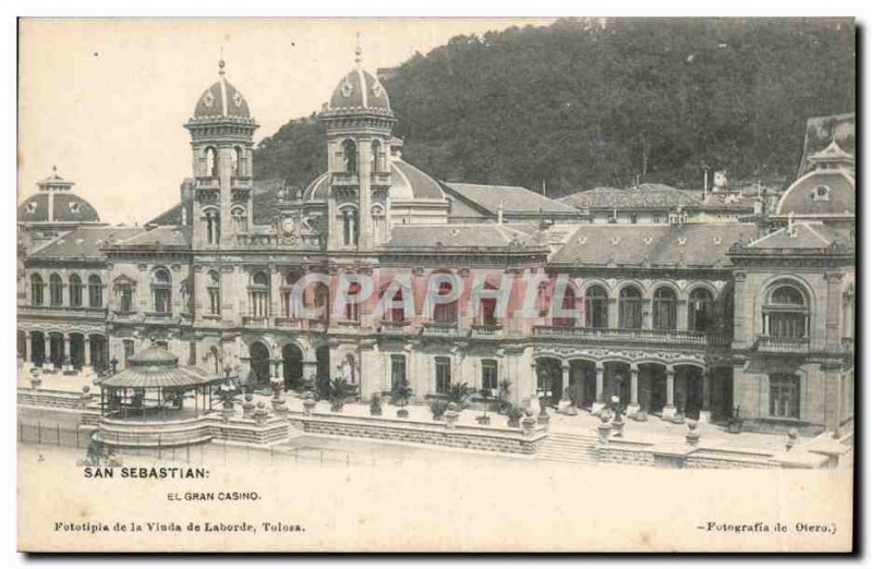 Postcard Modern Spain Espana Spain San Sebastian El Gran Casino