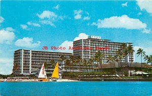 8 Different Postcards Showing the Reef Hotel on Waikiki Beach Hawaii