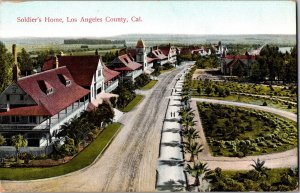 Soldier's Home, Los Angeles County CA Vintage Postcard I49