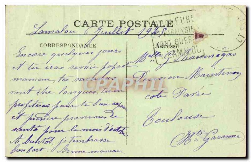 Lamalou les Bains - Type of Country - Local Costume - Old Postcard