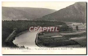 Postcard Old Revin Vue Generale Taking the Route des Mazures