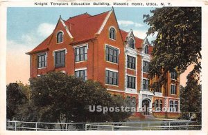 Knight Templars Education Building - Utica, New York