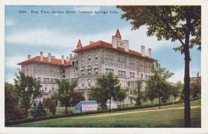 Rear View of the Antlers Hotel - Colorado Springs CO, Colorado - Linen