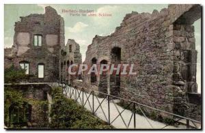 Germany Baden Baden Old Postcard Party im alten Schloss