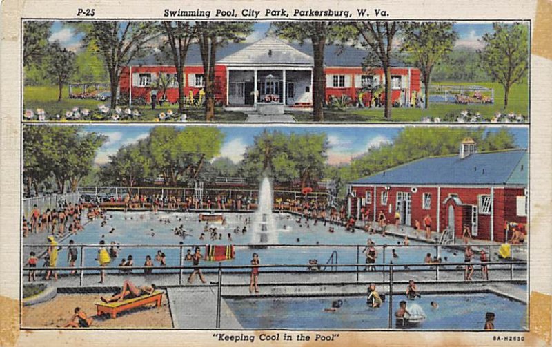 Swimming Pool, City Park - Parkersburg, West Virginia WV  