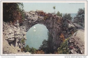 Michigan Mackinac Island Arch Rock Detroit Publishing