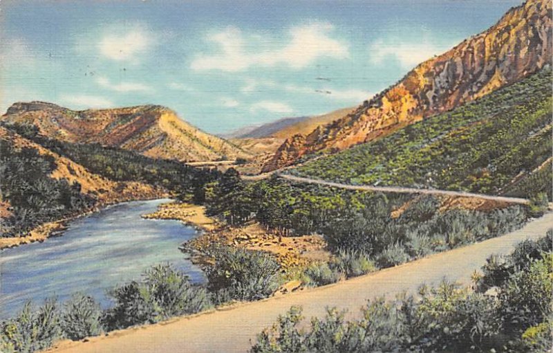 Rio Grande Canyon from Santa Fe - Santa Fe, New Mexico NM  