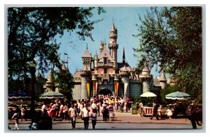 Vintage 1968 Postcard Disneyland Sleeping Beauty Castle Fantasyland Anaheim CA