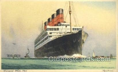 Aquitania, Cunard White Star Ship Unused 