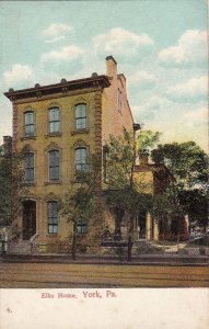 Postcard Elks Home York PA