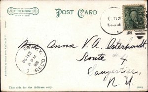 Lake Katrine Ulster New York NY Bridge Mills c1910 Postcard 