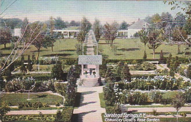 New York Saratoga Springs Chauncey Olcott's Rose Garden