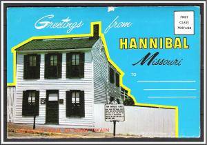 Missouri, Hannibal - Mark Twain's Boyhood Home - Souvenir Folder - [MO-031X]