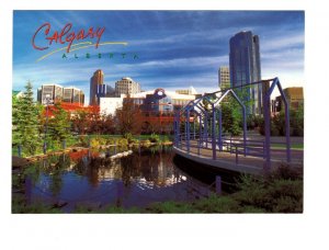 Eau Claire Market Skyline, Calgary, Alberta, Large 5 X 7 inch Postcard