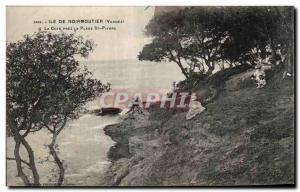 Old Postcard Ile de Noirmoutier (Vendee) La Cote Paes The Beach St Pierre