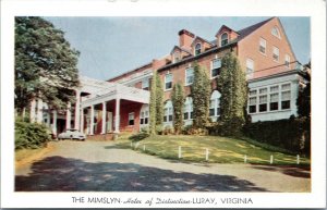 postcard Luray VA hotel - The Mimslyn - Hotel of Distinction