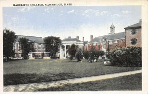 Radcliffe College, Cambridge, Massachusetts, Early Postcard, Unused