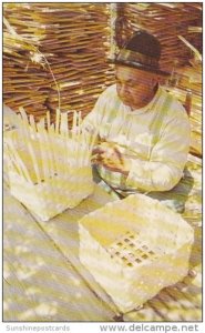 Georgia Lumpkin Westville John Henry Weaving Split Oak Baskets