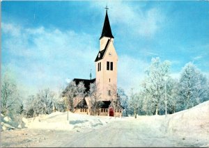 Sweden Kyrkan Arjeplog Church Scene