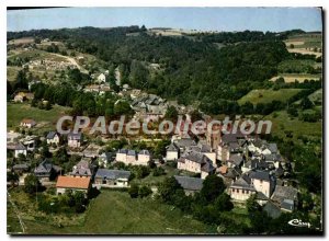 Postcard Modern Voutezac In The Heart Of Green Country Vue Generale Aerienne