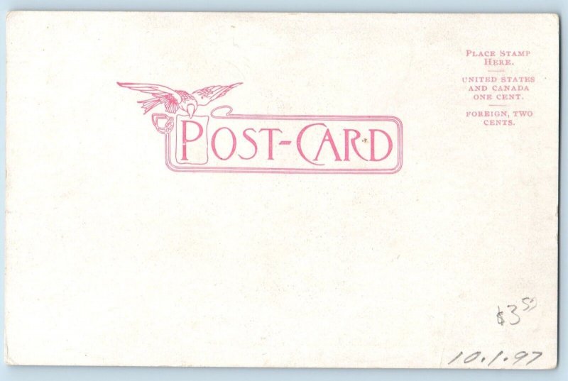 Kalamazoo Michigan MI Postcard Post Office Building Exterior View 1905 Unposted