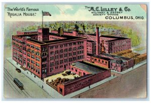 Regalia House The McLilley & Co. Military Secret Trolley Columbus OH Postcard