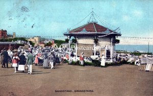 Kent Postcard - Bandstand, Broadstairs   SW18233