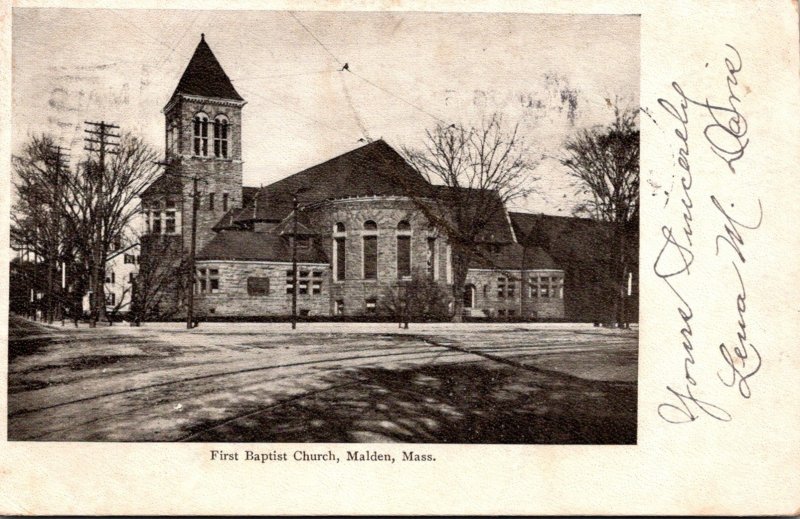 Massachusetts Malden First Baptist Church 1906