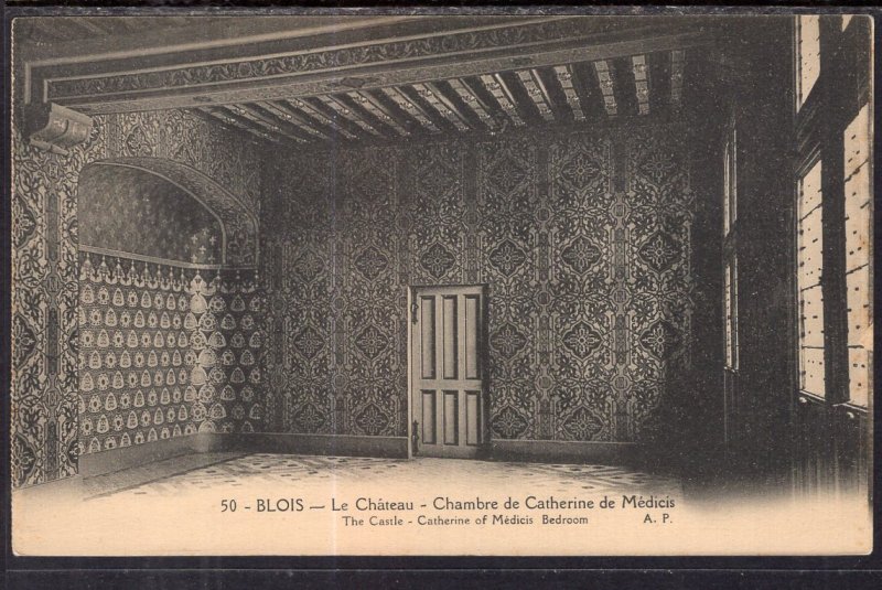 Chambre de Catherine de Medicis,Le Chateau,Blois,France BIN