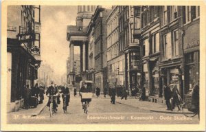 Netherlands Rotterdam Boerenvismarkt Kaasmarkt Oude Stadhuis Postcard 04.95