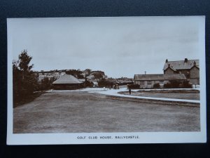 Northern Ireland Antrim BALLYCASTLE Golf Club House - Old RP Postcard by M&L
