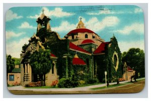 Vintage 1950's Postcard Christ Church W Wright Street Pensacola Florida