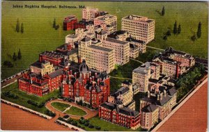 Postcard HOSPITAL SCENE Baltimore Maryland MD AM5373