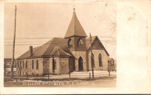 Methodist Episcopal Church Willow Grove Pennsylvania Real Photo